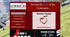 Desktop Screenshot of corazoncs.org